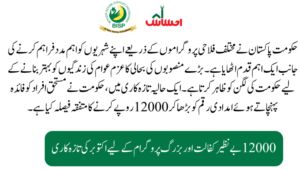 Benazir Kafalat and Bahimat Buzurg Program