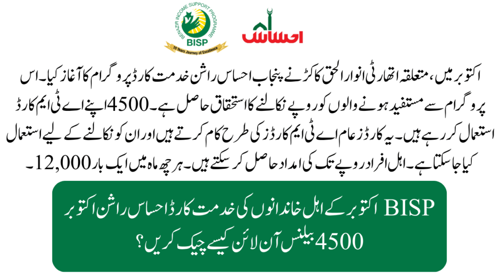 Introduction to Punjab Ehsaas Rashan Khidmat Card 2023
