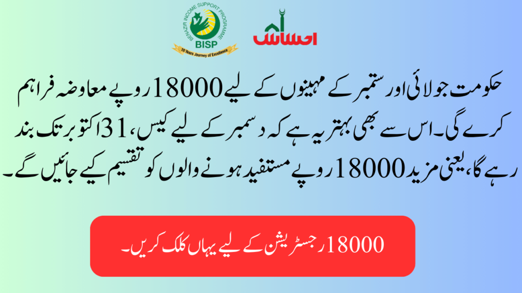 Nawaz Sharif Scheme of 18000