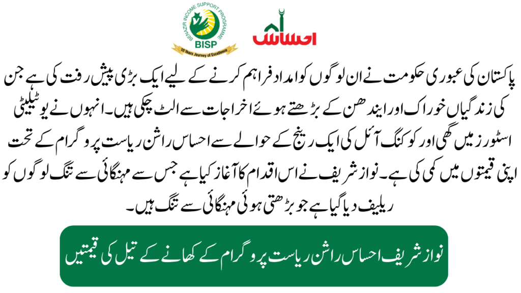 Relief Amid Inflation Through Nawaz Sharif Ehsaas Rashan Program