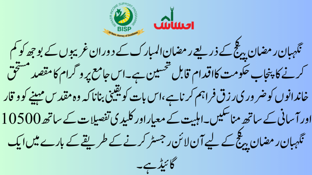 Nigehban Ramzan Package Overview