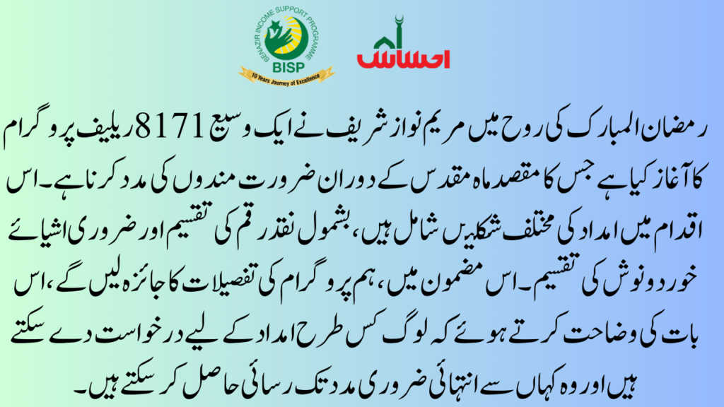 25000 Ramzan Relief Program