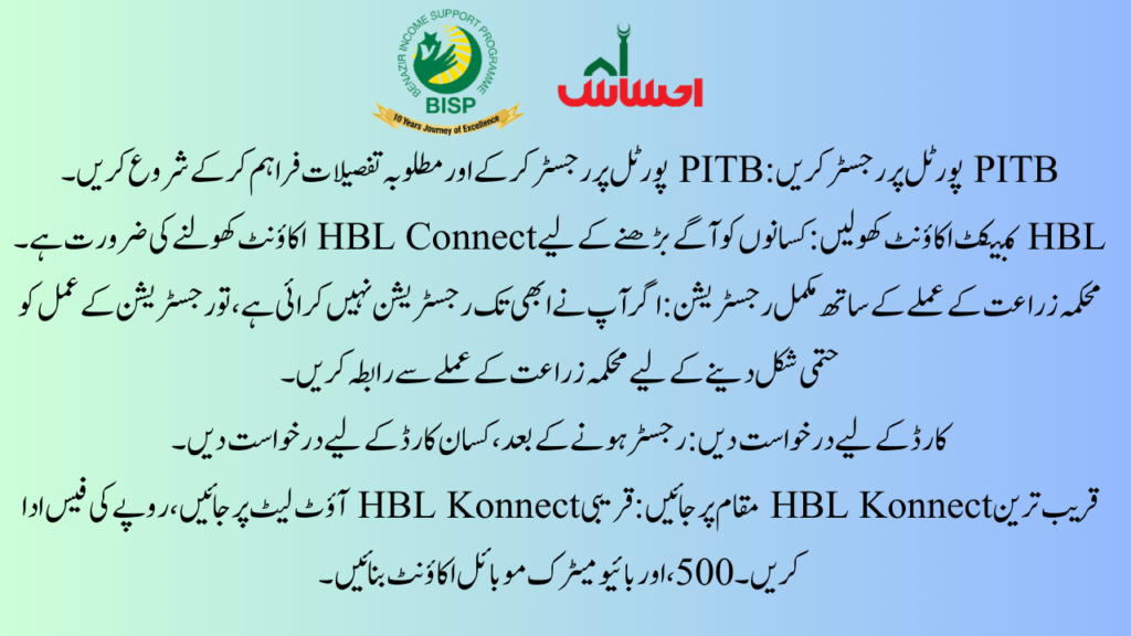 How to Apply for a Kisan Card Through PITB Portal?